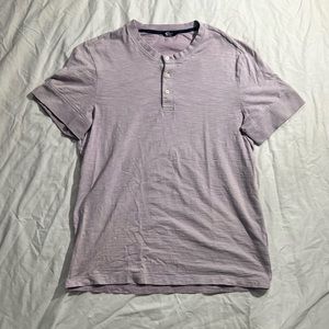 DKNY 1/4 button tee